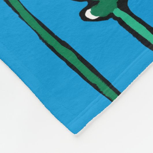 Mama-und Baby-Fisch-Küsse Fleecedecke (Ecke)