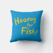 Mama-und Baby-Fisch-Küsse Kissen (Rückseite)