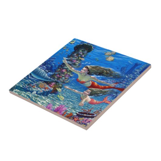 Mama und Baby Fliese (Seite)