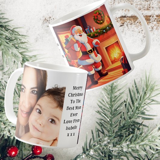 Mama- und Baby-Foto | Weihnachtsgeschenke Kaffeetasse