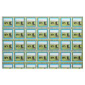 Mama- und Baby-Galloway-Kühe, Stoff (Fat Quarter (45,7 x 55,9 cm))