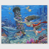 Mama und Baby Geschenkpapier (Flach)