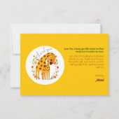 Mama und Baby Giraffe Danke Karte (Vorderseite)