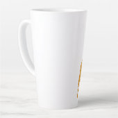 Mama und Baby Giraffe Latte Tasse (Linke Ecke)