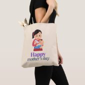 Mama und Baby, glücklicher Muttertag Tasche (Von Nahem)