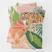 Mama und Baby im Dschungel Geschenkpapier Set (Beispiel)