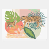 Mama und Baby im Dschungel Geschenkpapier Set (Vorderseite)