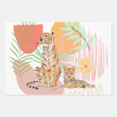 Mama und Baby im Dschungel Geschenkpapier Set (Vorderseite 2)