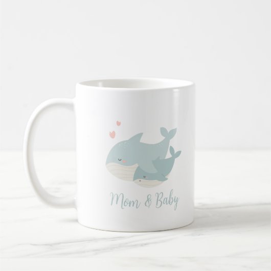 Mama und Baby Kaffeetasse (Links)