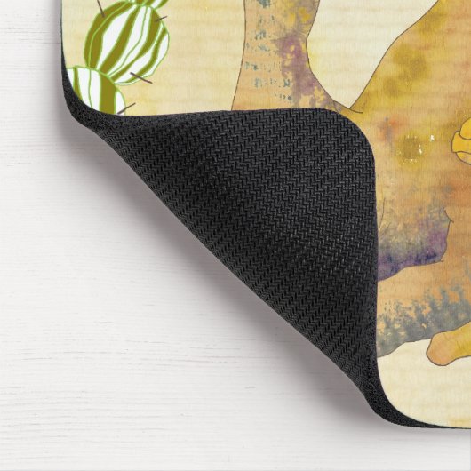 Mama-und Baby-Kamele in Ägypten Mousepad (Ecke)