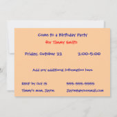 Mama-und Baby-Känguru im Outback laden ein Einladung (Rückseite)