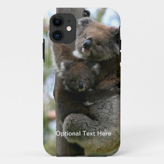 Mama und Baby Koala Case-Mate iPhone Hülle (Rückseite)
