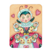 Mama und Baby Ladybugs MAGNET (Vertikal)