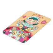 Mama und Baby Ladybugs MAGNET (Linke Seite)