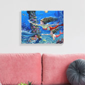 Mama und Baby Leinwanddruck (Insitu (Wohnzimmer))