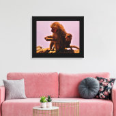 Mama und Baby Leinwanddruck (Insitu (Wohnzimmer))