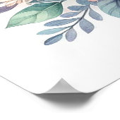 Mama und Baby Leopard Poster (Ecke)