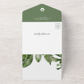 Mama und Baby Lion Cub Jungle Baby Dusche All In One Einladung (Außenbereich)