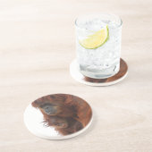 Mama und Baby Orangutan Getränkeuntersetzer (Seite)