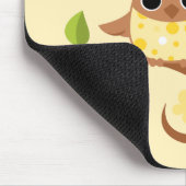 Mama und Baby Owls Mousepad (Ecke)