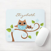 Mama und Baby Owls Mousepad (Mit Mouse)