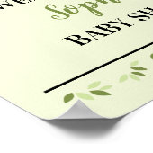 Mama und Baby Panda Bear Babyduschplatte Poster (Ecke)