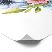 Mama und Baby Penguin Poster (Ecke)