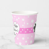 Mama und Baby pink Muttertag Pappbecher (Rechts)