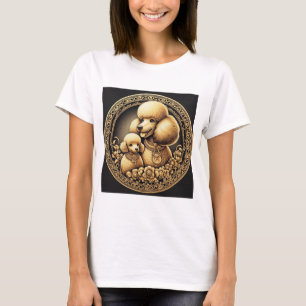 Mama und Baby Poodle 025000X T-Shirt