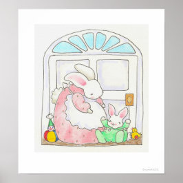 Mama und Baby Print Poster