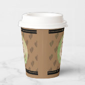 Mama und Baby Raccoon Dusche Hot Beverage Cups Pappbecher (Rechts)