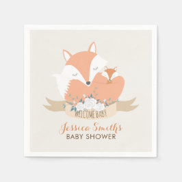Mama und Baby Red Fox Babydusche Serviette