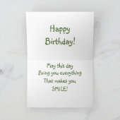 Mama und Baby Sloth Karte (Innenseite)