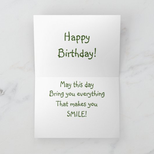 Mama und Baby Sloth Karte (Innenseite)