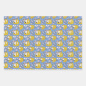 Mama und Baby Sloth Pattern Set 3 Geschenkpapier Set (Vorderseite 2)