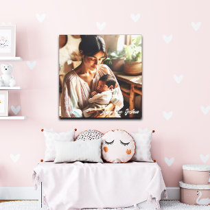 Mama und Baby Sweet 1 Foto kundenspezifisch Poster