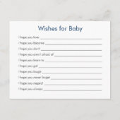 Mama- und Baby-Whale-Mama-Ratgeber Karten {blau} (Rückseite)