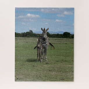 Mama und Baby Zebra Kenya Puzzle