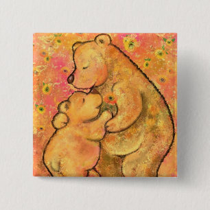 Mama und Babybär - Bild hinzufügen / Text / Name Button