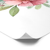 Mama und Babybär Poster (Ecke)