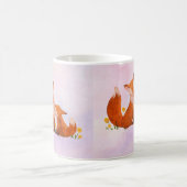 Mama und Babyfuchs Kaffeetasse (Mittel)