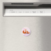 Mama und Babyfuchs Magnet (In Situ (Geschirrspüler))