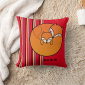 Mama und Babyfußwirbel Kissen (Decke)