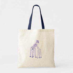 Mama- und Babygiraffe Tragetasche
