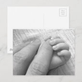 Mama und Babyhandschuhe Postkarte (Vorne/Hinten)