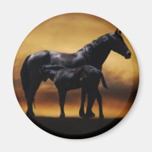 Mama und Babykälte Magnet