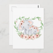 Mama- und Babykarte Postkarte (Vorne/Hinten)