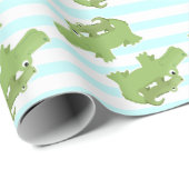 Mama- und Babyliegeblattpapier Geschenkpapier (Rolleneckpunkt)