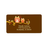 Mama und Babyschale Adressaufkleber (Vorne)