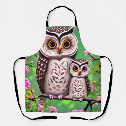 Mama und Babyschale Schürze (Vorderseite)